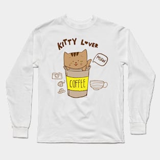 KItty lover Coffee Long Sleeve T-Shirt